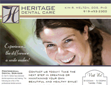 Tablet Screenshot of heritagedentist.com